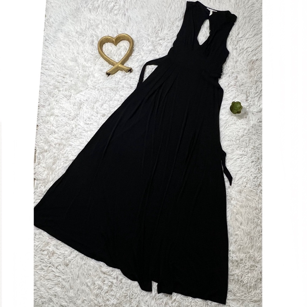 BCBGeneration Black Halter Maxi Dress Cocktail